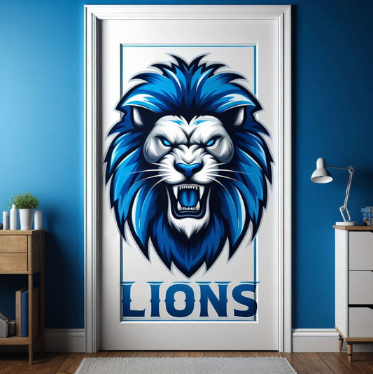 Detroit Lions Door Cover Style C