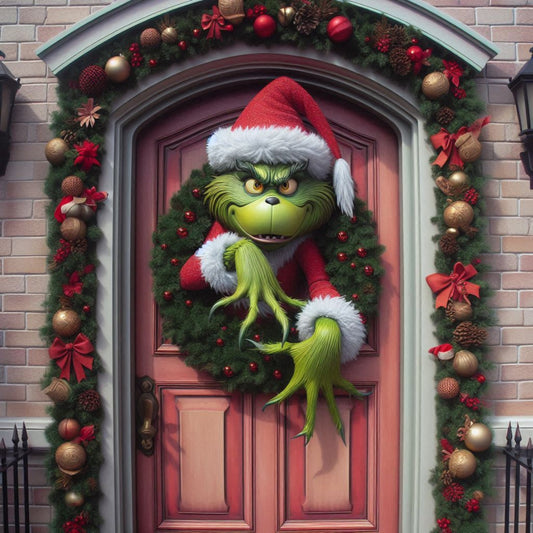 Grinchmas Door Decor Style 2